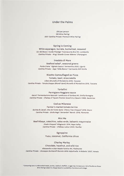 gucci welcome to california|gucci restaurant menu.